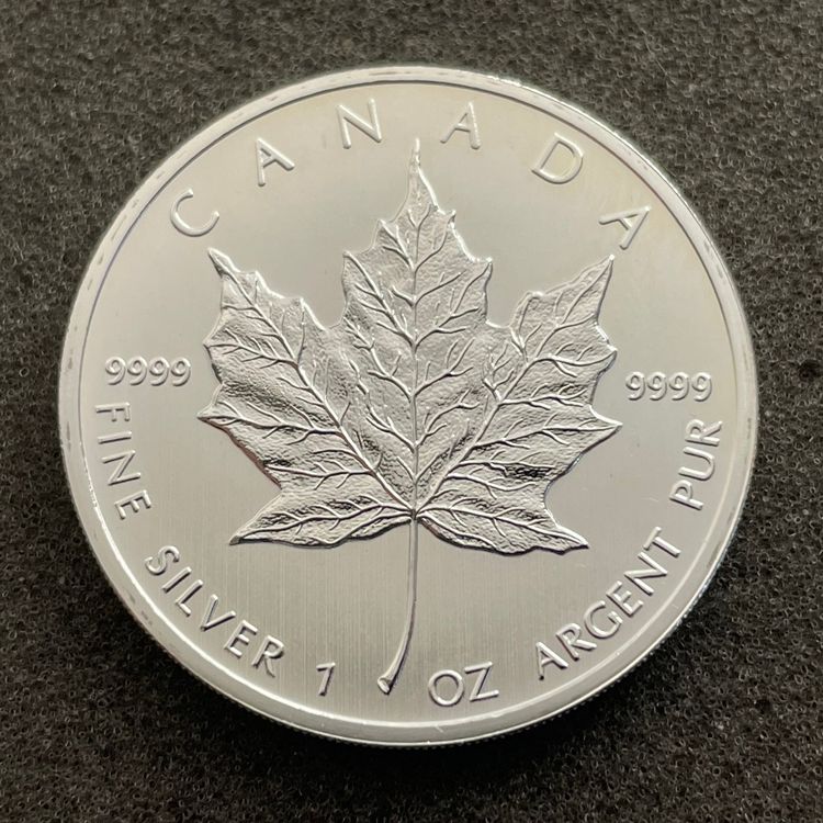 Unze Silber Kanada Maple Leaf Kaufen Auf Ricardo