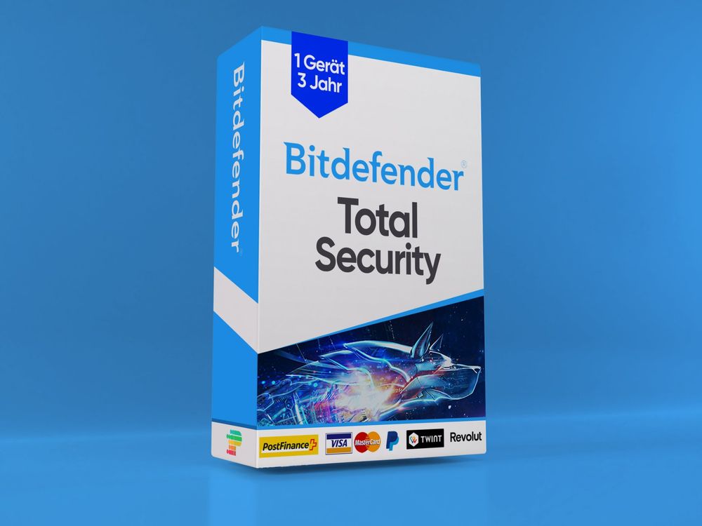 Bitdefender Total Security 2023 /1 Gerät/ 3 Jahr/Neu Acheter sur Ricardo