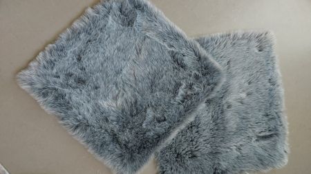 Neu 2 Kissenbezug 45x45 plüsch