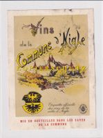 Etikette für Wein - Vins de la Commune d'Aigle /bd
