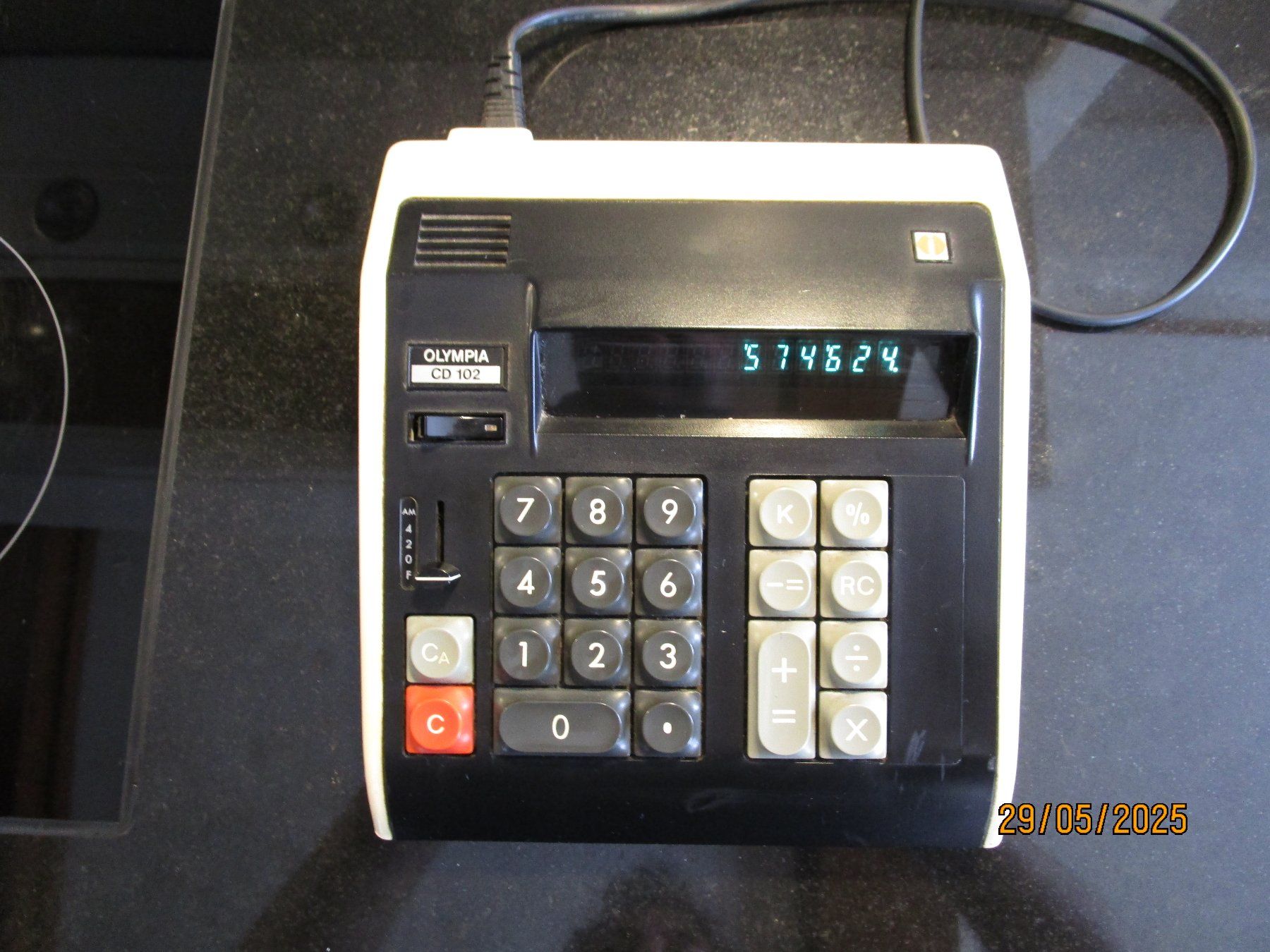 Calcolatrici tascabili: Rechenmaschine Olympia CD 102 – Usato da Schwyz venduto da Lemmy501 1