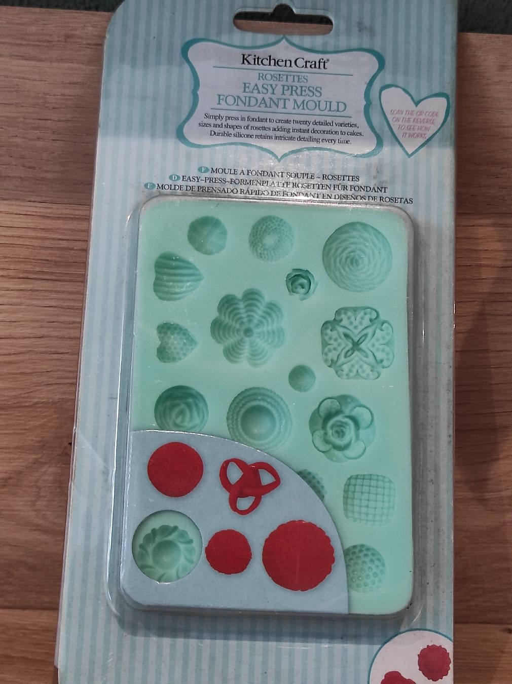 Teglie da forno: Fondant Rosen Silikonform – Nuovo e nell'imballaggio originale da Triesen venduto da XSally