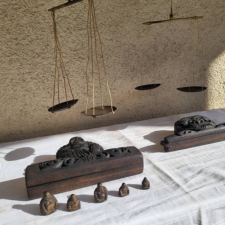 Bilance e pesi: 3 Balances à opium – Usato da Bussigny venduto da DOC1030 2