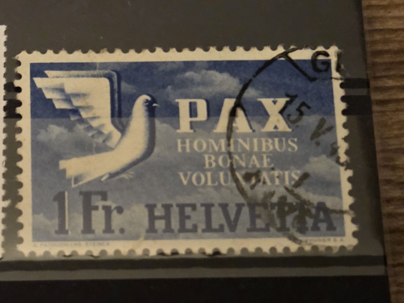 Alle Briefmarken: 9mal SBK 270 Kat.900.- PAX – Gebraucht aus Wangen von Abartix 4