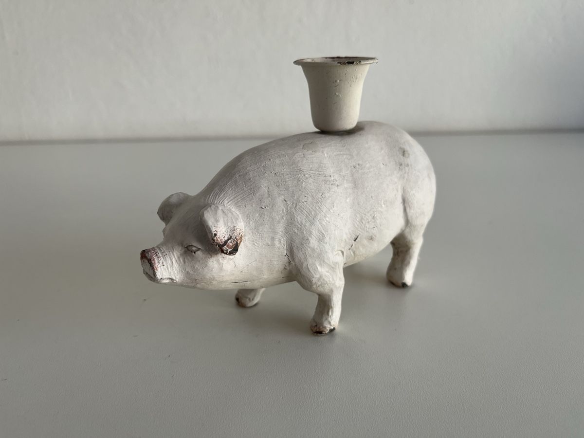 Figurines: Schwein / Kerzenständer – D'occasion à Wetzikon ZH par seli03 3