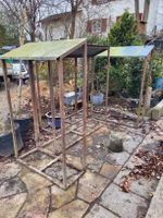 sichtschutz / Metallrahmen / Garten