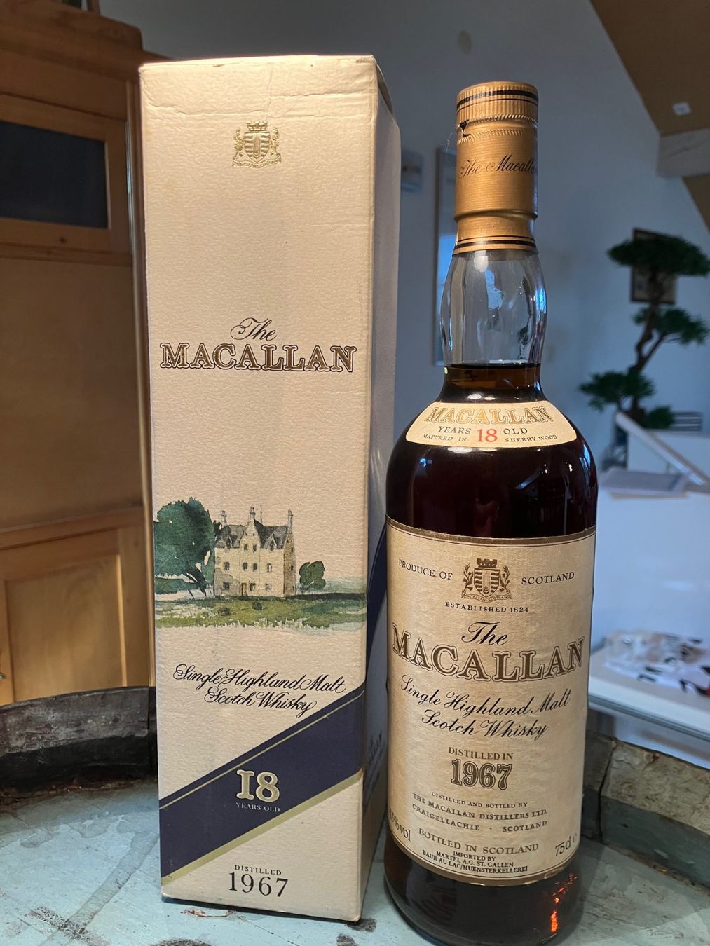 Macallan Spirituosen: Macallan 18 Years 1967 Sherry Wood – Neu und originalverpackt aus Aarwangen von concorde58
