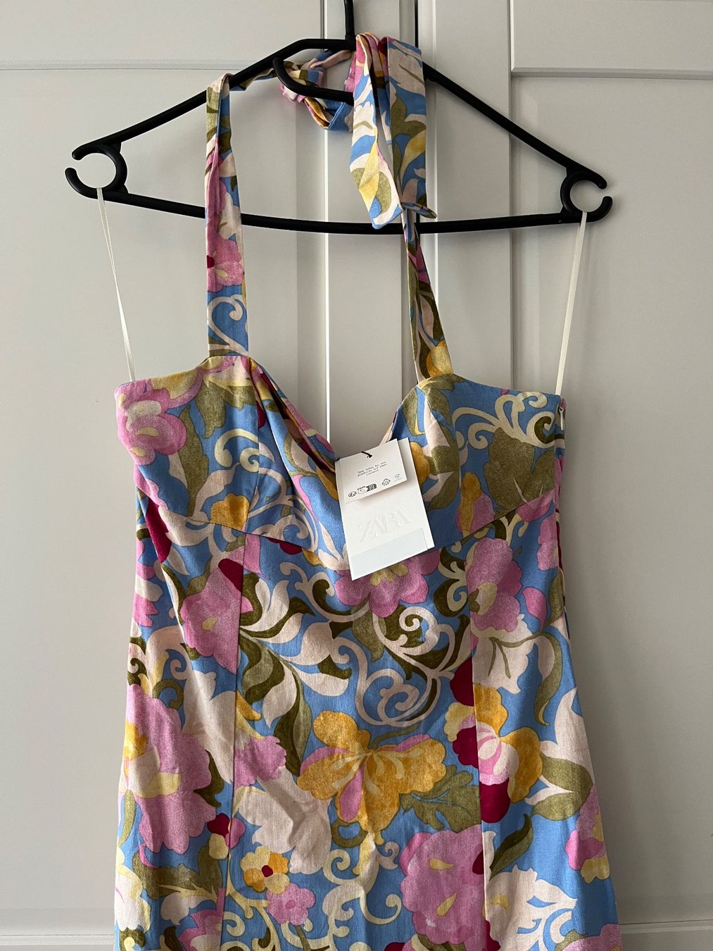 Zara Vestiti: Linen Blend Midi-Kleid – Nuovo e nell'imballaggio originale da Allschwil venduto da eyl_bb8q 2