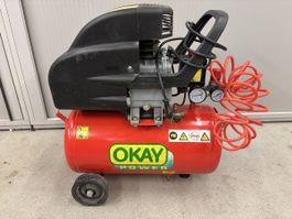 Kompressor 24 Liter / 8 bar / 1500 W – fahrbereit