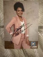 Autogramm Janique Johnson RTLZWEI Foto guter Zustand