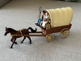 Simba Planwagen Indianer Cowboy passend playmobil Schleich