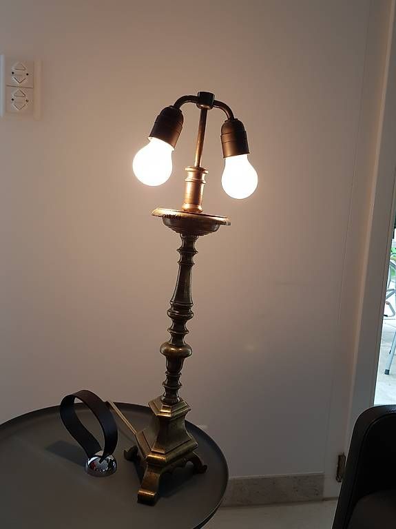 Lampade: Lampe mit mittelalterlichem Kerzenständer – Usato da Bonaduz venduto da alb_zts8 1
