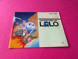 ANLEITUNG FÜR ADVENTURES OF LOLO NINTENDO NES