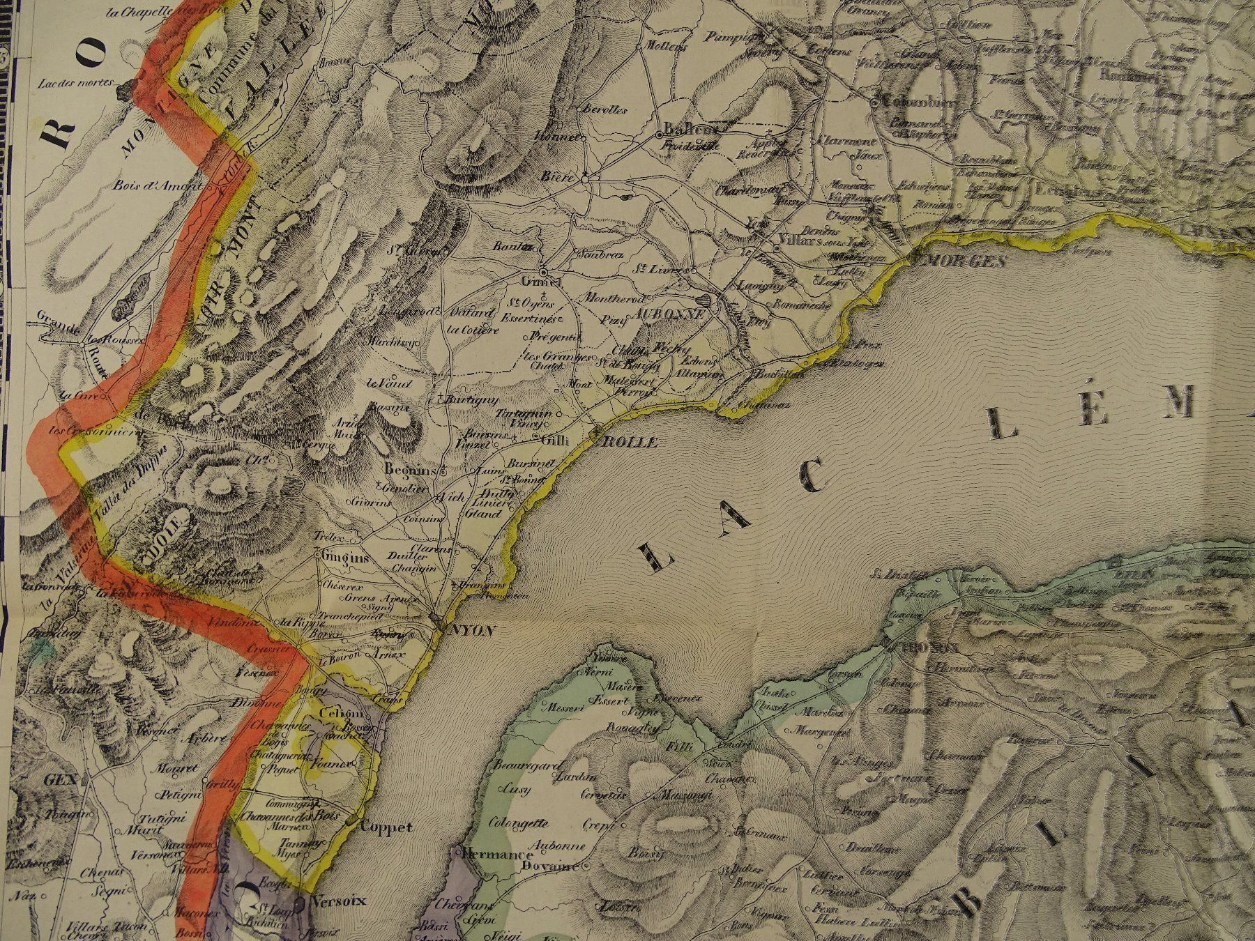 Landkarten & Atlanten: CANTON DE VAUD CARTE 1847 – Gebraucht aus Grüningen von Kartensammler 5