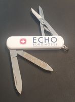 2 kleine Victorinox / Wenger Taschenmesserli mit Logo