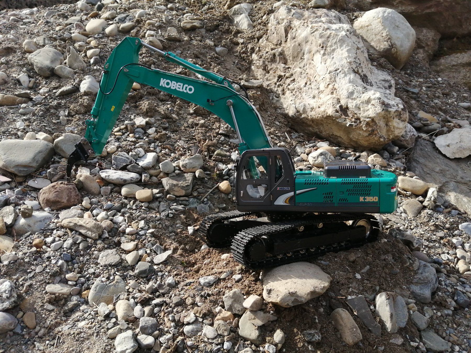 Kabolite Modellismo RC: Rc Hydraulik Bagger Kabolite K350 Kobelco – Usato da Gersau venduto da tho_x5rj 2