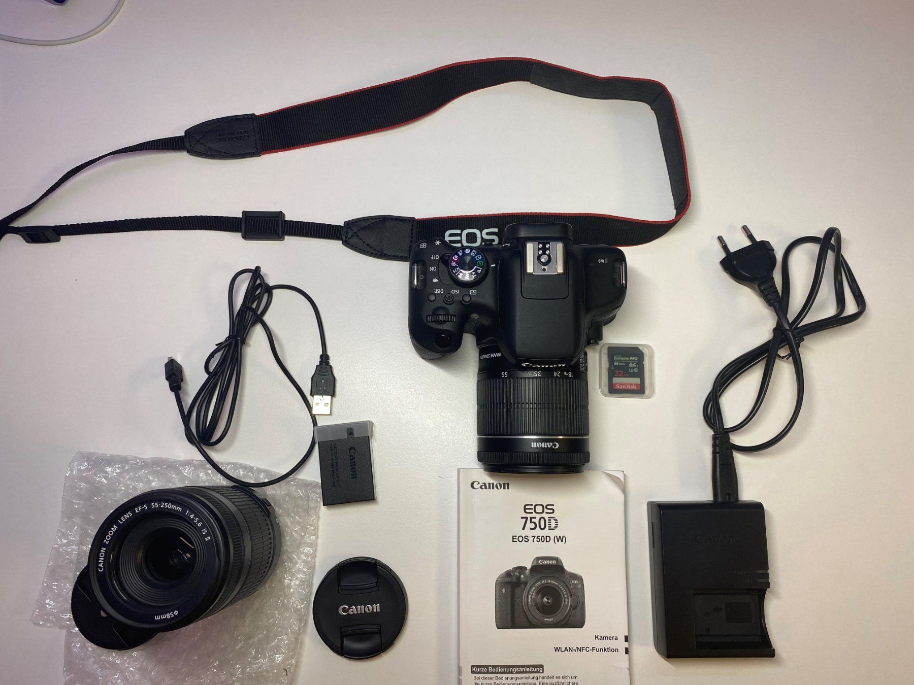 Canon Kamera: CANON EOS 750D + EF-S 18-55 mm – Gebraucht aus Schliern b. Köniz von yugioh_93