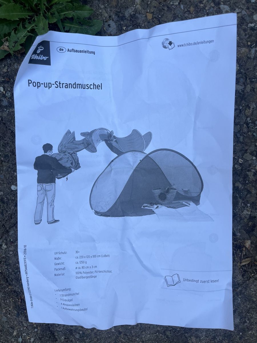 Tende : Pop-up Strandmuschel Sonnenschutz – Usato da Zumikon venduto da omorax 1