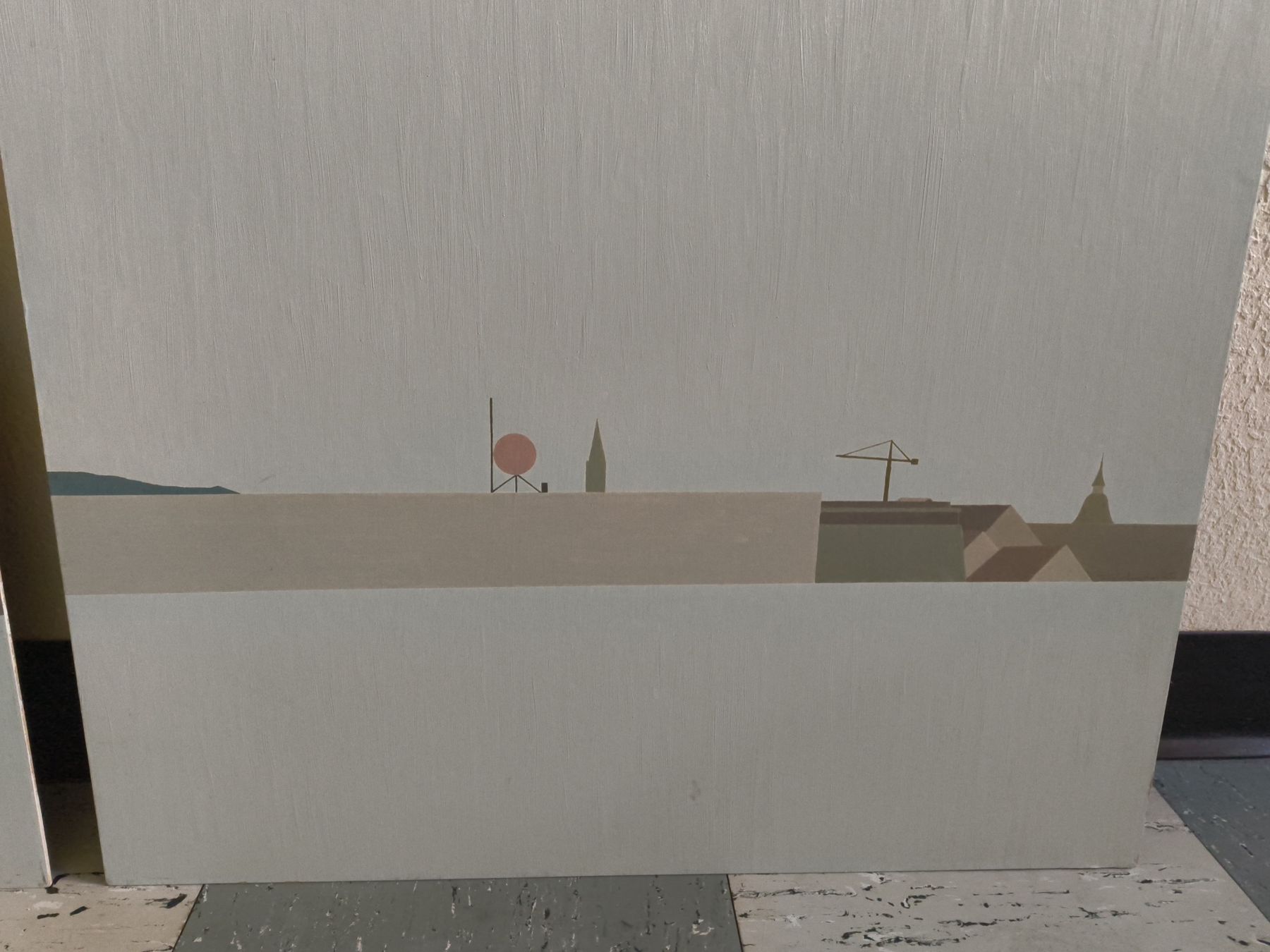 Dipinti: Triptychon Bild vermutlich gemalt Bern Grosse Schanze – Usato da stettlen venduto da VintageBern_ch 6