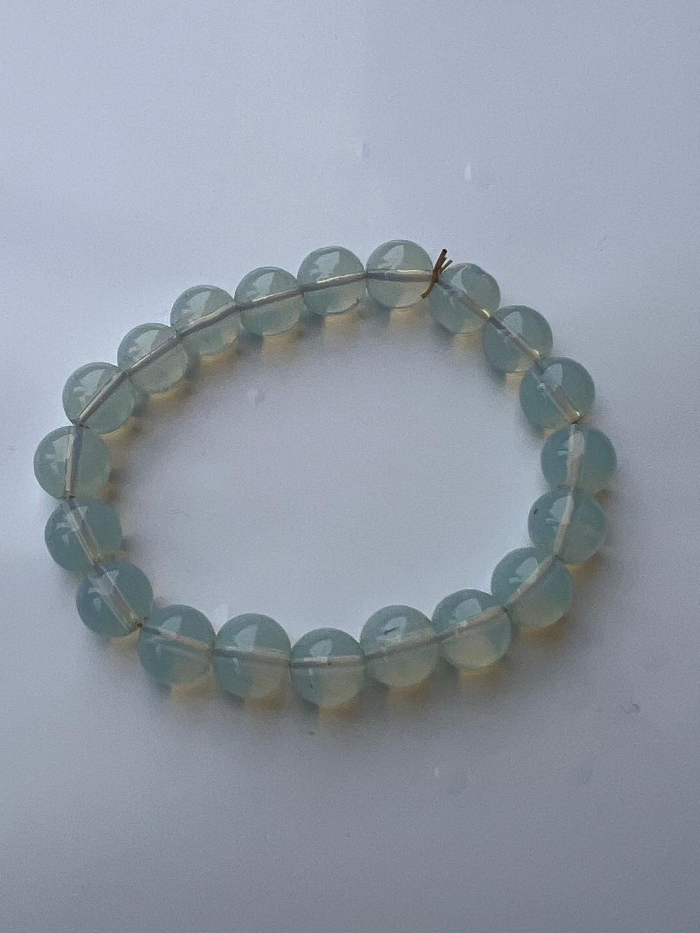 Bracciali & Braccialetti: 1 Stein-Armband aus Opalith, 20cm, 10mm – Nuovo e nell'imballaggio originale da Buchs SG venduto da Pocolocoli