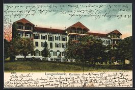 AK Langenbruck, Partie am Kurhaus, 1903