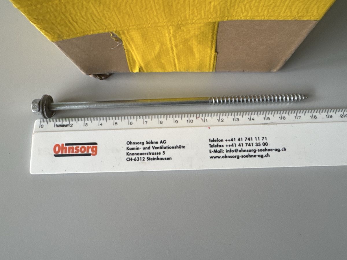 Tutti gli attrezzi: Fassadenschrauben 6,5 x 175mm A2 mit Dichtscheibe – Nuovo (secondo la descrizione) da Zürich venduto da takol 1