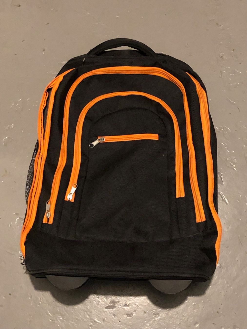 Valigie: Rolltasche schwarz/orange – Usato da Buchs SG venduto da Handyman77