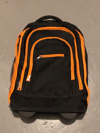 Rolltasche schwarz/orange