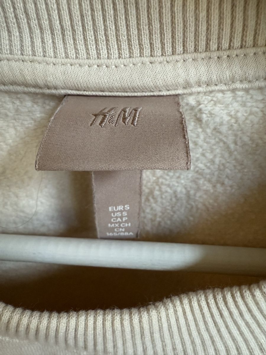 H&M Maglioni & Felpe: Pull/sweat court/crop beige H&M, t.36/S – Usato da Tavannes venduto da Thriftshop 5