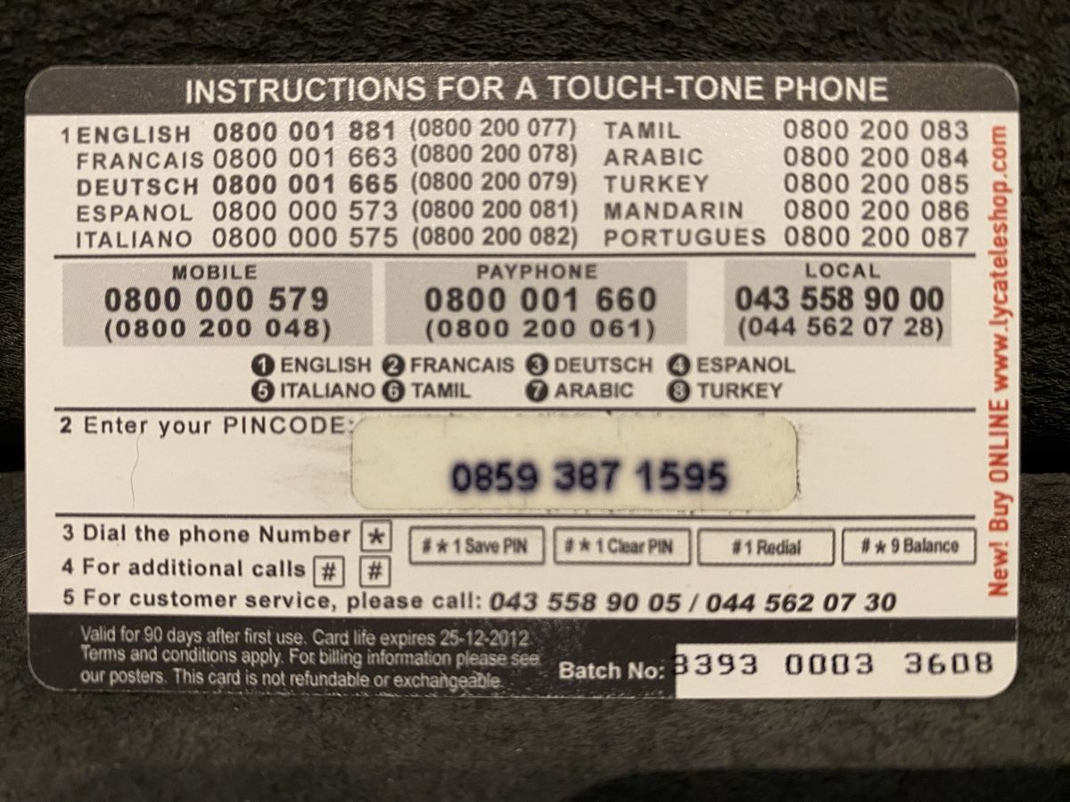 Schede telefoniche: Carte – Usato da Lausanne venduto da babacard10 1