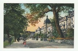 Ansichtskarte Interlaken Höheweg, Bern gelaufen 1911