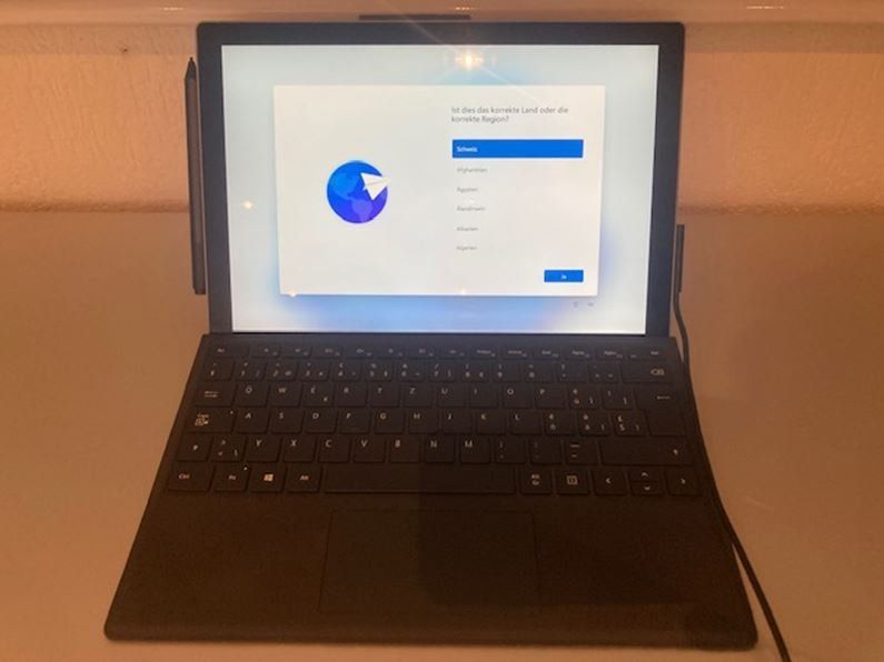 Microsoft Tablet PC: Microsoft Surface Pro 7 Tablet mit Tastatur guter Zustand – Gebraucht aus Egg b. Zürich von inf_bdg9 2