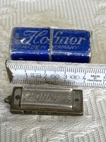 Mini Hohner Mundharmonika mit Etui