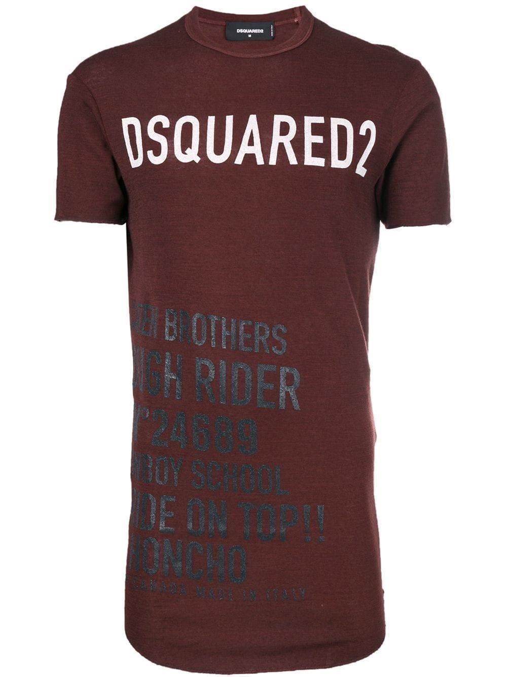 Dsquared2 T-Shirts: DSQUARED2  printed T-shirt Sz M – Neu und originalverpackt aus Lausanne von ipanema23