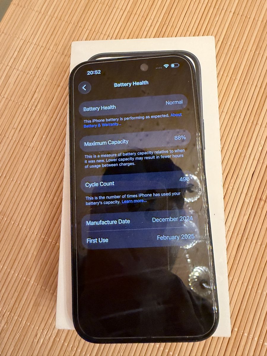 Apple Handys / Smartphones: iPhone 15 128GB 88% akku – Gebraucht aus Zürich von Yoni_to 2