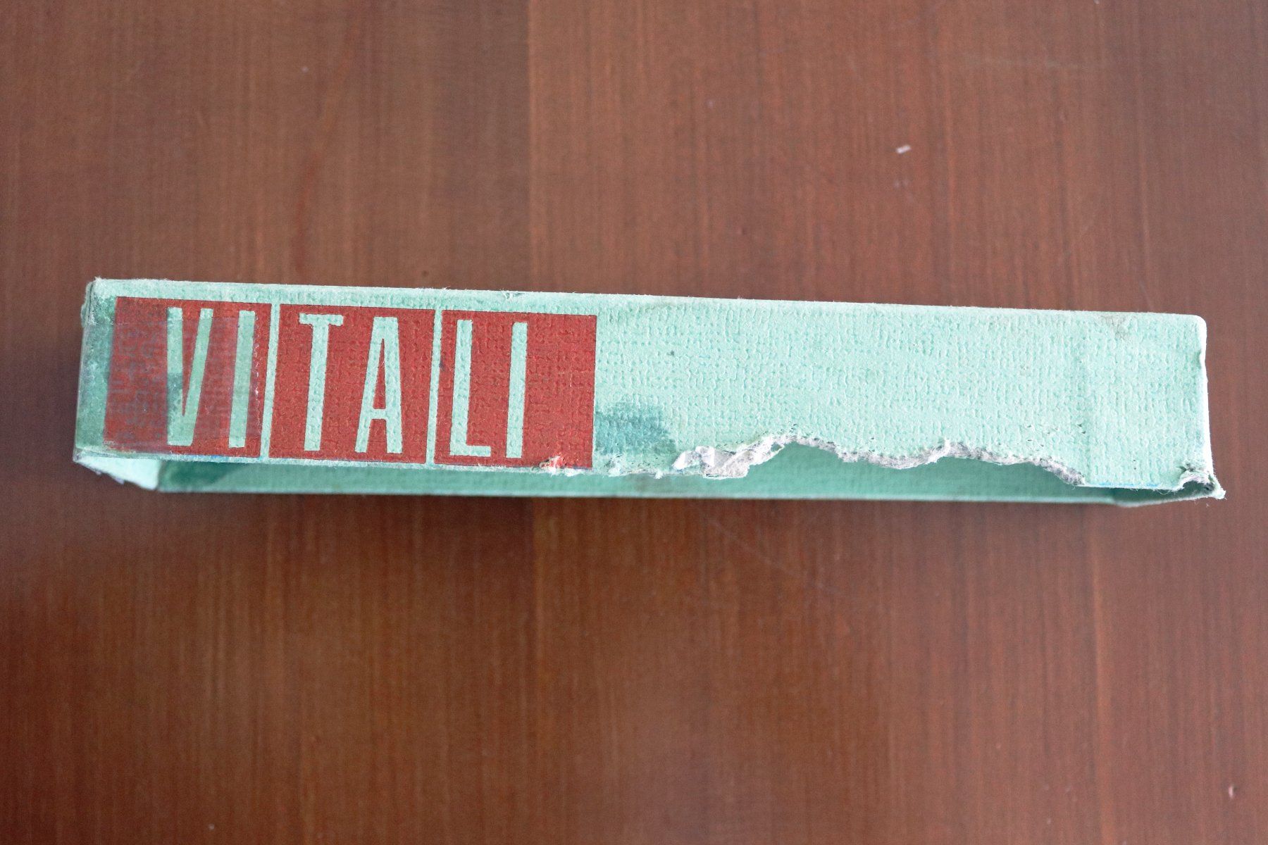 Antonio Vitali ／Rechen-Mannli VITALI Rechen-Mannli, 20 Holz-Mannli in Original-Karton (Gebraucht