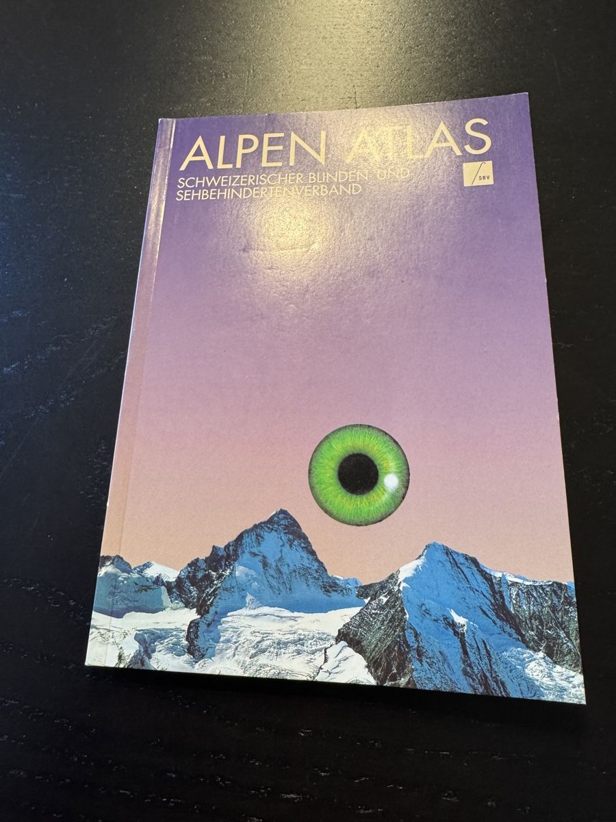 Bücher: Alpen Atlas Schweiz, Schweizerischer Blindenbund – Gebraucht aus Erstfeld von Mario_boe0