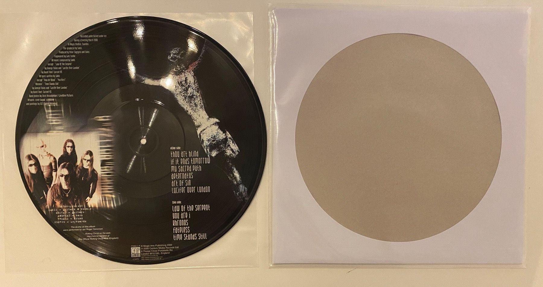 Dischi in vinile: ROTTING CHRIST - Khronos -  Picture Disc - limited edition - – Usato da Egg b. Zürich venduto da superman1975 2
