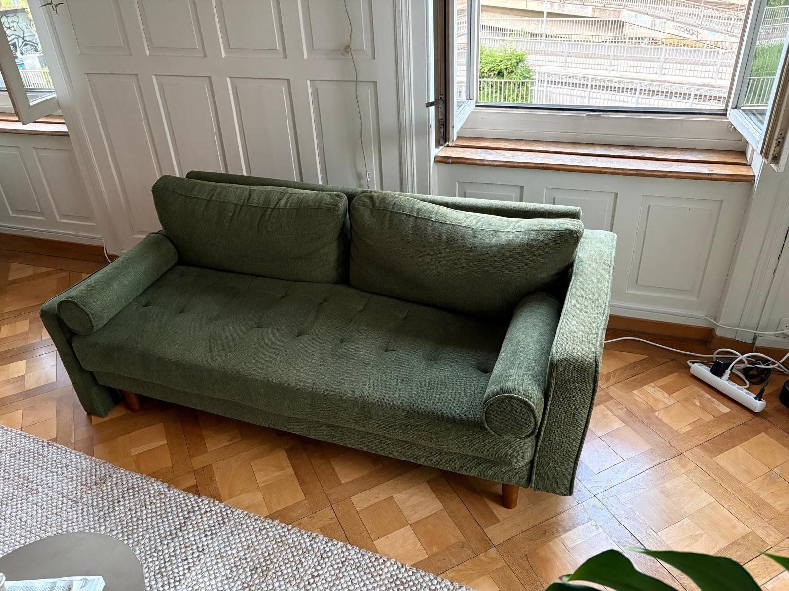 Beliani Divani: Schickes fast neues grünes Sofa – Usato da Zürich venduto da leo676767 1