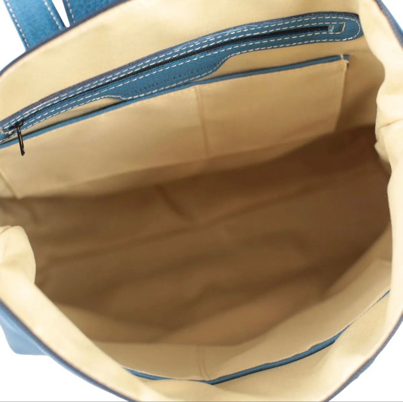 Zaini: Lederrucksack Palermo - Farbe: Blau – Nuovo e nell'imballaggio originale da Wittenbach venduto da WWW.DRILUBAGS.CH 3