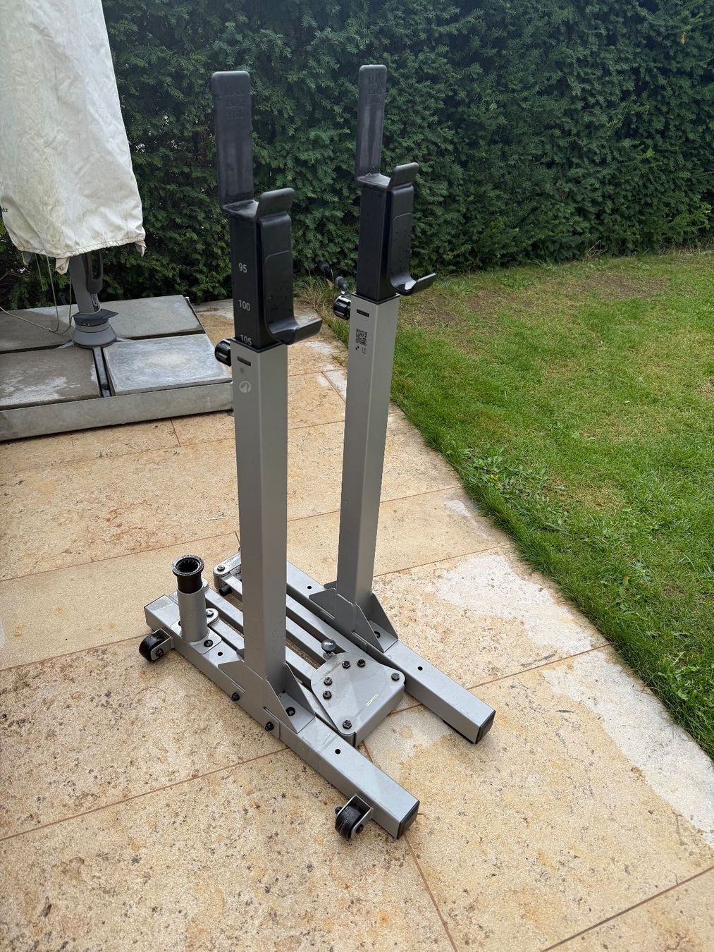 Decathlon Hometrainer: Ultra-Compact 2-Second Fold-Down Weight Training Rack 120 kg – Usato da Birmensdorf ZH venduto da estarter13 3