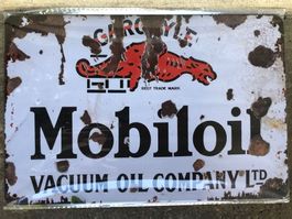 Mobiloil Cargoyle reklame classic werbung