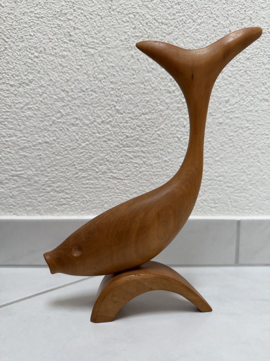 Sculture & Statue: Fischskulptur aus Holz, Vintage. – Usato da Biberist venduto da Momo33
