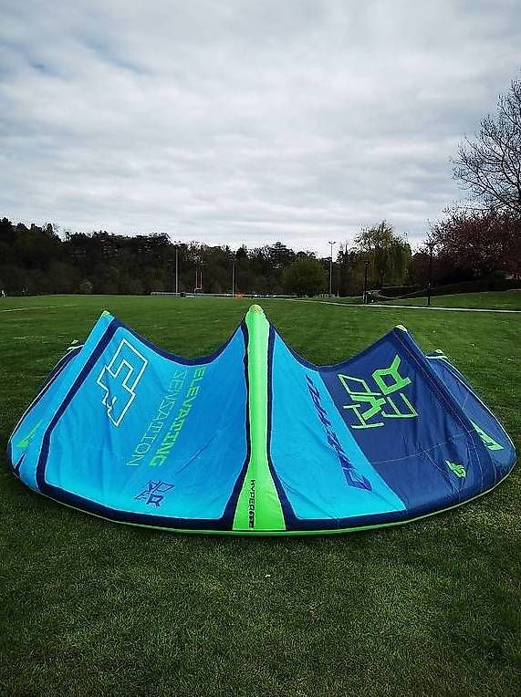 Aquilone: Kite Crazyfly Hyper 11m avec une barre 2020 – Usato da Genève venduto da Adrien-kite 1