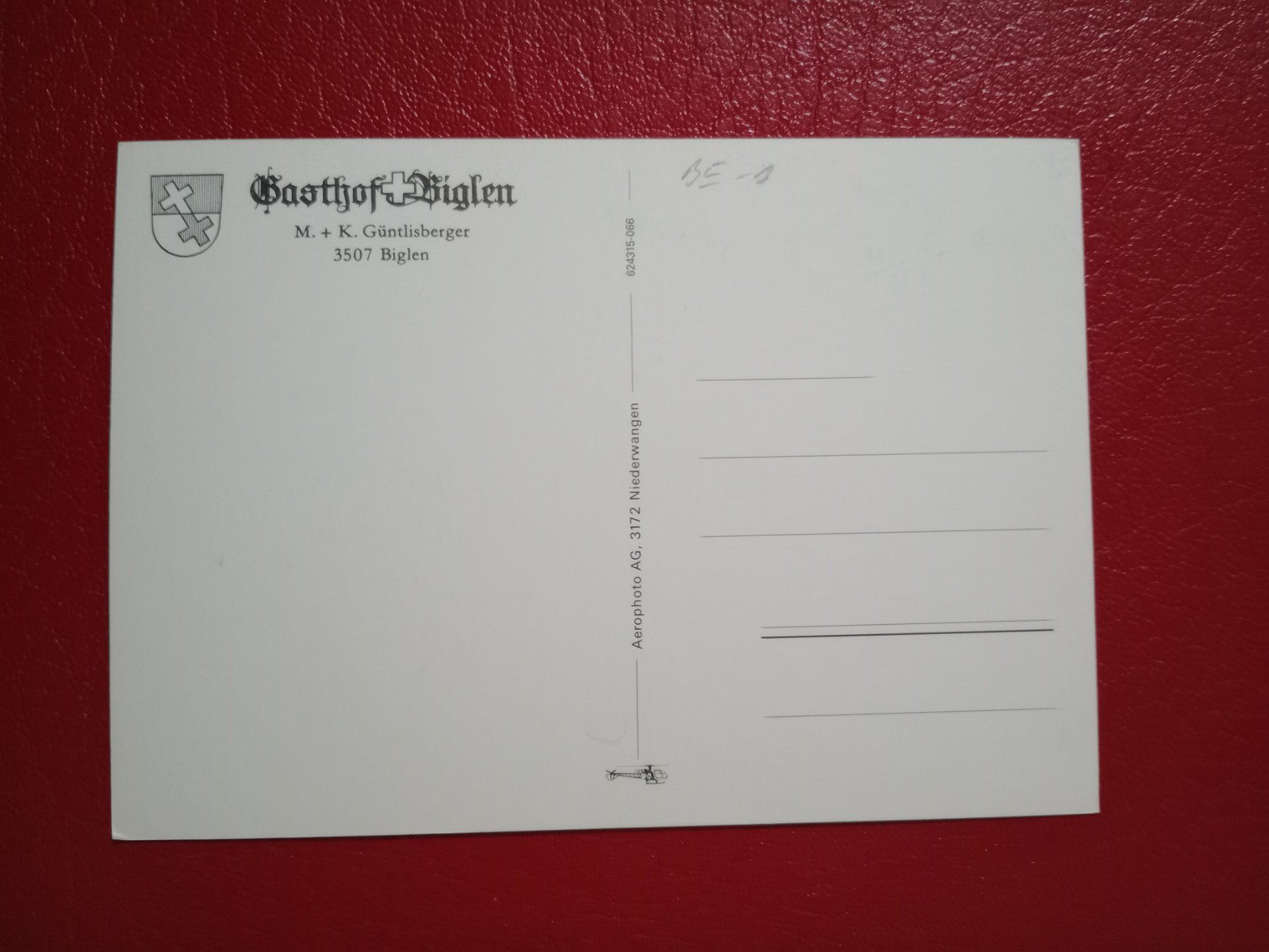 Cartes postales: Biglen Bern Flugaufnahme – D'occasion à Küttigen par Melisch1000 1