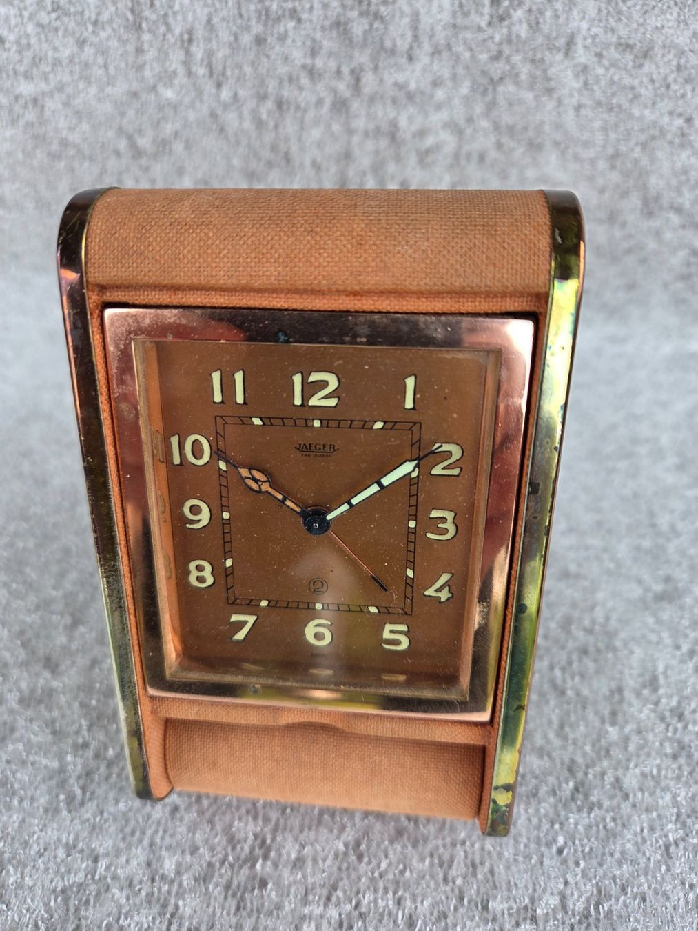 Jaeger-Lecoultre Sveglie: JAEGER Reisewecker 2 Tage – Difettoso da Jegenstorf venduto da Combi2212 1