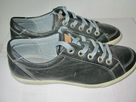 SNEAKER ECCO CUIR BLEU 37   N' 33