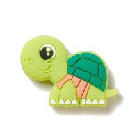 Perle Silikon Schildkröte  24x34x7.5mm
