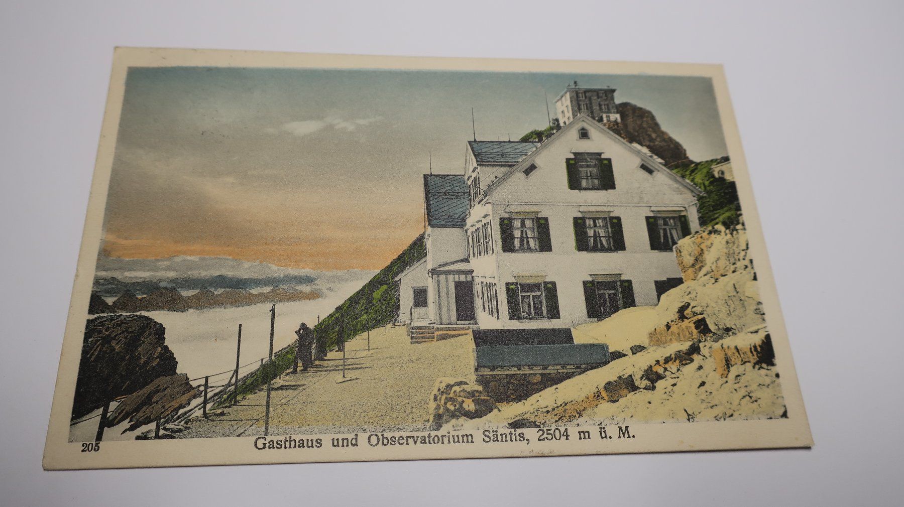 Cartes postales: Gasthaus und Observatorium Säntis 1926 – D'occasion à Cormoret par Pascalll2001 1