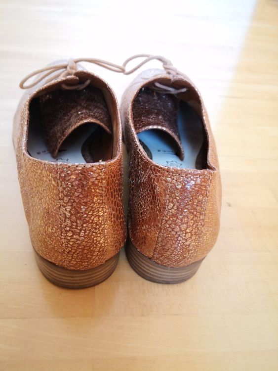 Tamaris Chaussures femmes: Budapester/Schnürschuhe in Rosé Gold von Tamaris, Gr. 39 – D'occasion à Wädenswil par coconut1289 3
